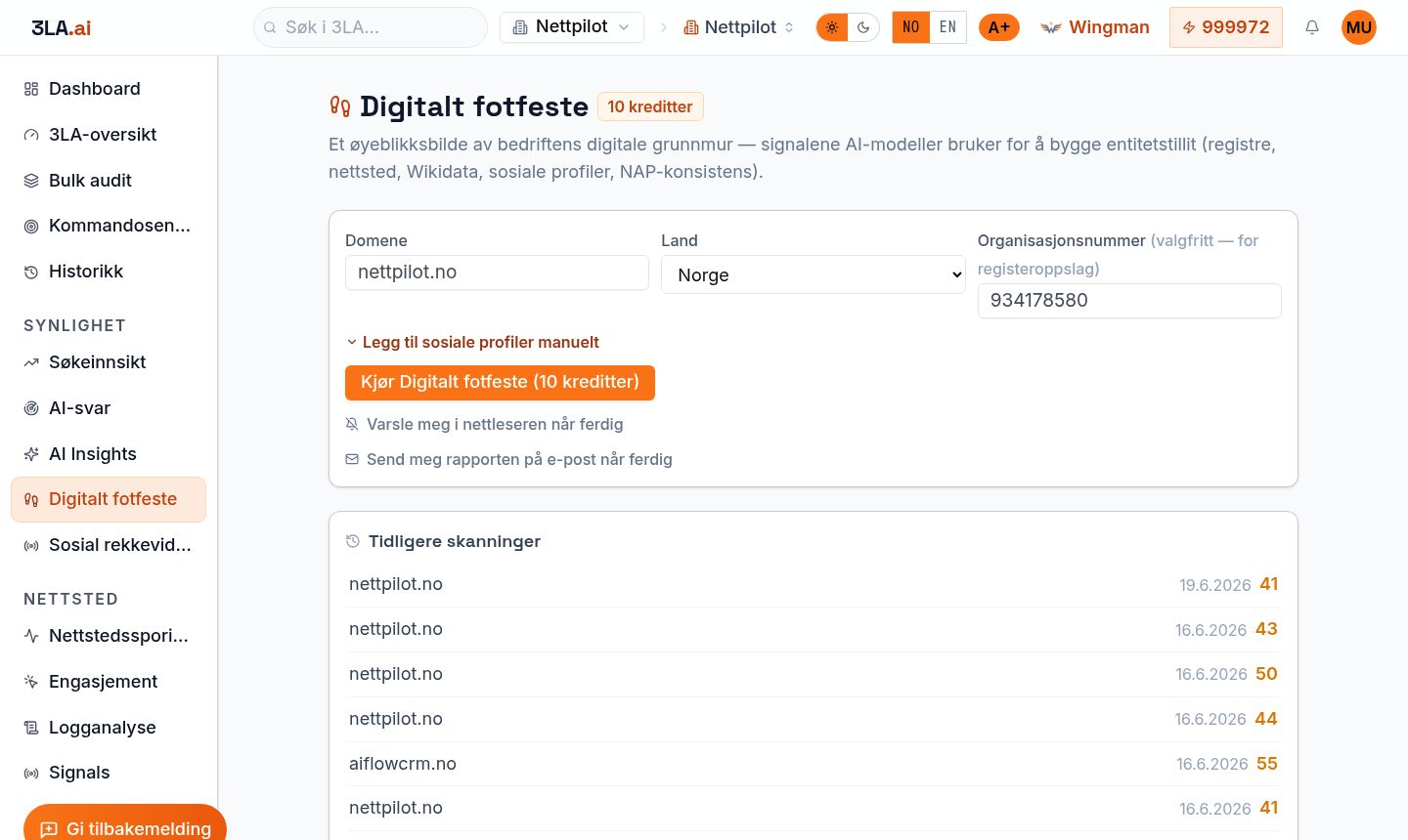 Map the digital signals AI can actually find about you