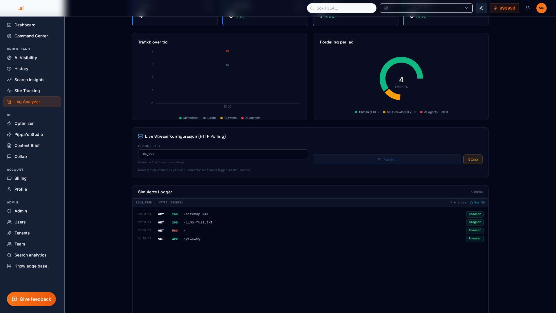 Log Analyzer: see who actually crawls you